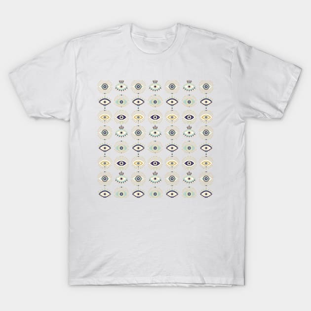 evil eyes T-Shirt by CatCoq